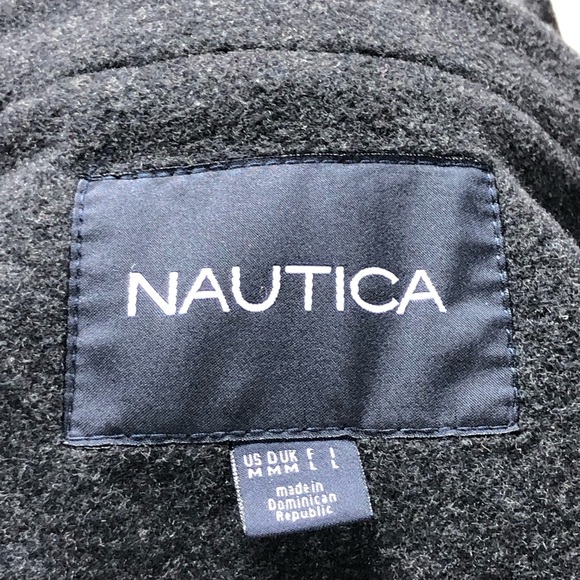 Nautica Gray Wool Blend 3/4 Coat - Picture 7 of 8